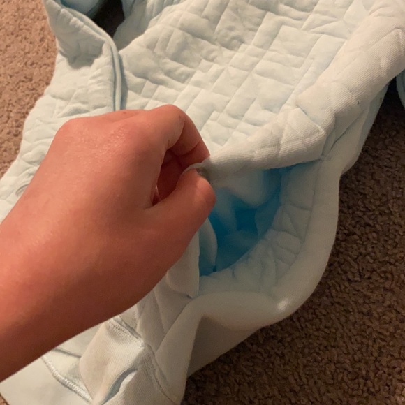 Girls Large Baby Blue Nike Crewneck Sweatshirt - Picture 7 of 8